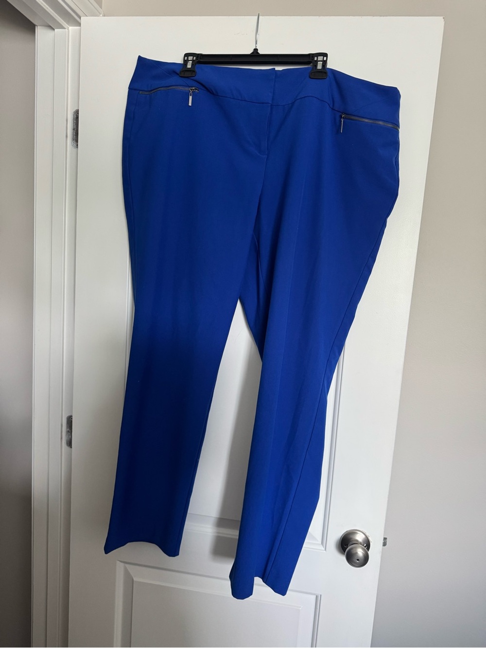 Worthington Straight-Leg Pull-On Pants in Cobalt Blue